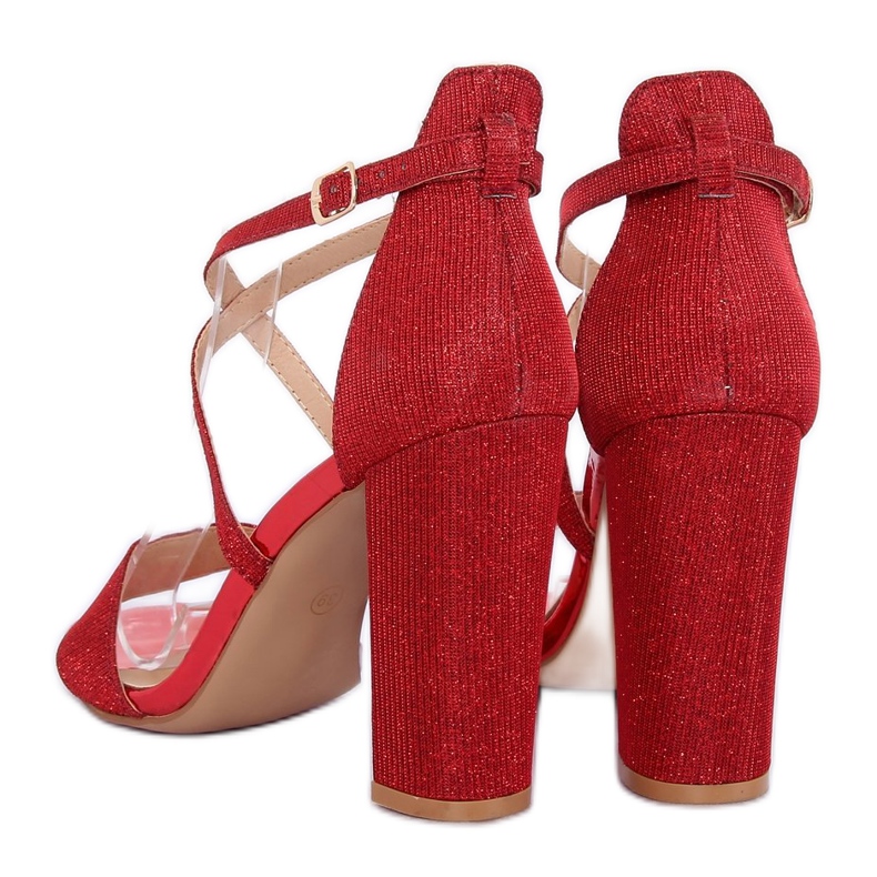 Sandale pe stâlp roșu NC791 Roșu roşu 1