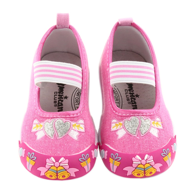 Adidași pentru copii roz American Club cu bandă elastică 29/19 4