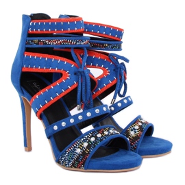 Sandale gladiator albastru MT029 Albastru 2