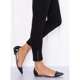 Ballerine transparente negre N18-292 Negre negru 1