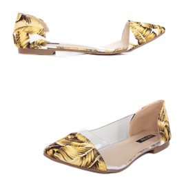 Ballerine transparente galbene 333-60 Galbene 1