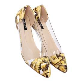 Ballerine transparente galbene 333-60 Galbene 2