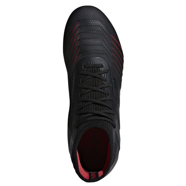 Ghete de fotbal Adidas Predator 19.1 FG Jr D97997 negru 1 Ghete de fotbal Adidas Predator 19.1 FG Jr D97997 negru 1