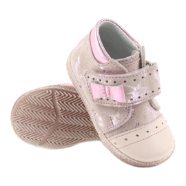 Ghete de velcro pentru pantofi pentru copii Ren But 1535 flamingo roz 3