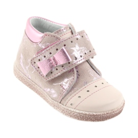 Ghete de velcro pentru pantofi pentru copii Ren But 1535 flamingo roz 1