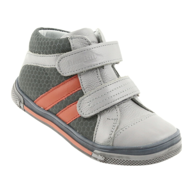 Ghete pantofi copii Velcro Ren But 3225 gri / portocaliu multicolor albastru marin 1