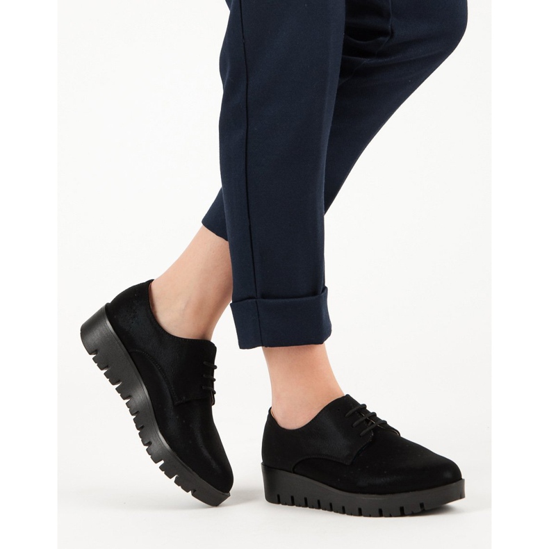 Comer Pantofi cu cordon negru 1