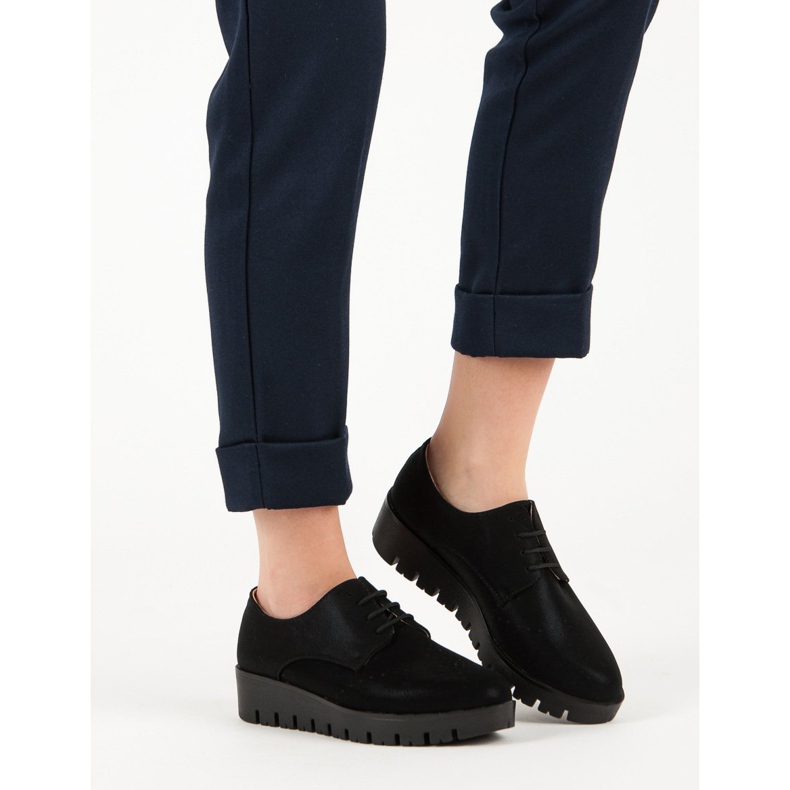 Comer Pantofi cu cordon negru 2