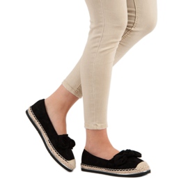 Comer Espadrile Cu Arc negru 2 Comer Espadrile Cu Arc negru 2