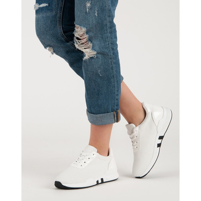 Pantofi sport la modă alb 2