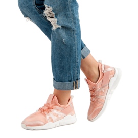 Pantofi sport la modă roz 2