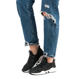 Pantofi sport la modă negru 1