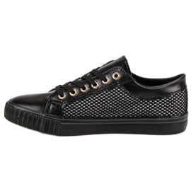 Adidași scăzuți cu plasă negru 2