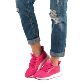 Pantofi sport de alunecare roz 1