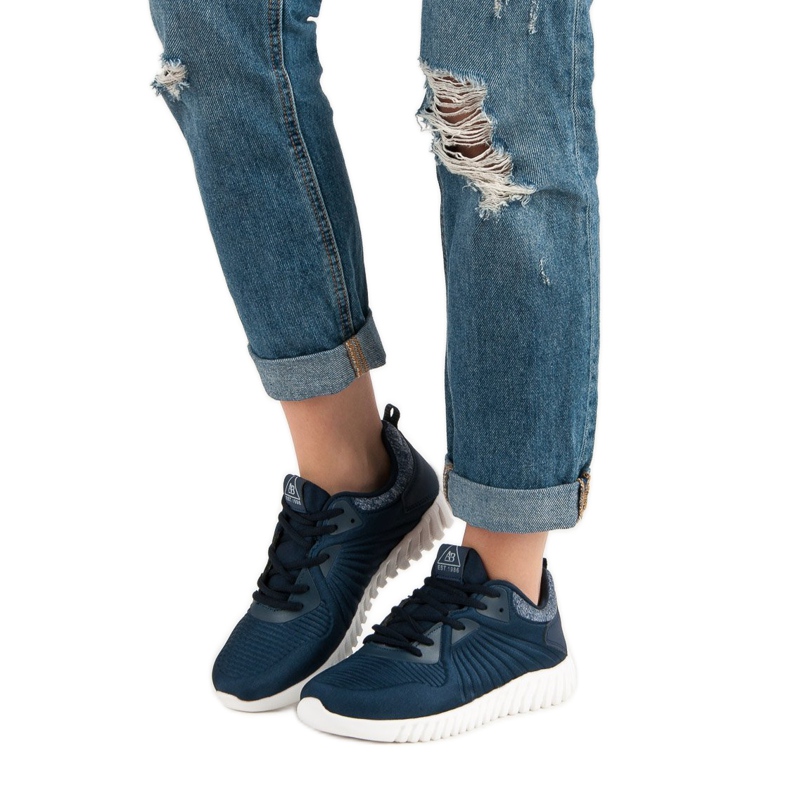 Ax Boxing Pantofi de antrenament la modă albastru 2