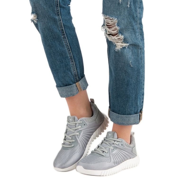 Ax Boxing Pantofi de antrenament la modă gri 1