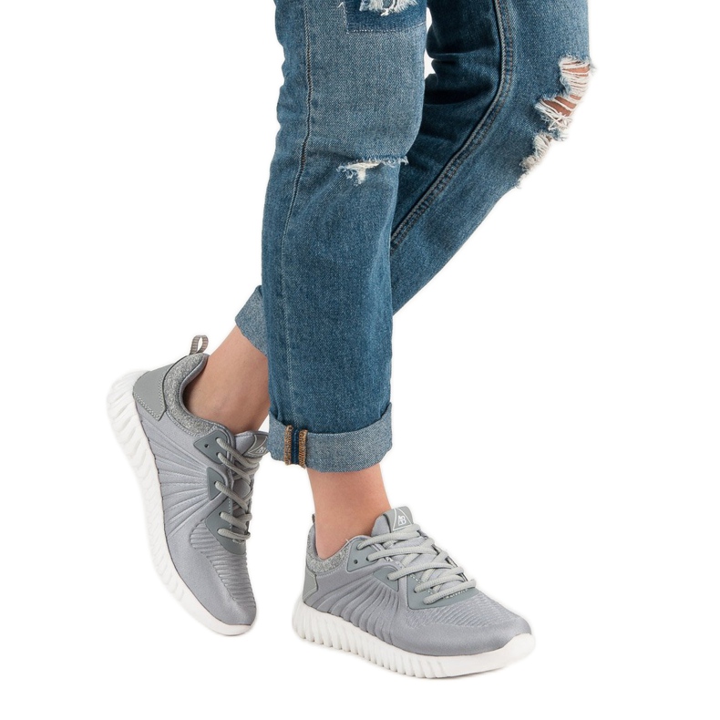 Ax Boxing Pantofi de antrenament la modă gri 2