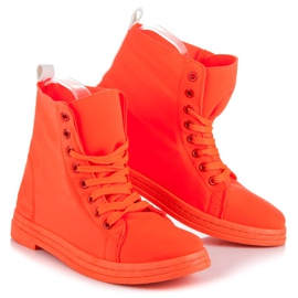 Small Swan Adidași Neon Orange portocale 1 Small Swan Adidași Neon Orange portocale 1