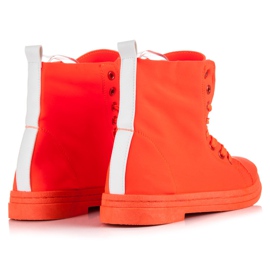 Small Swan Adidași Neon Orange portocale 2 Small Swan Adidași Neon Orange portocale 2