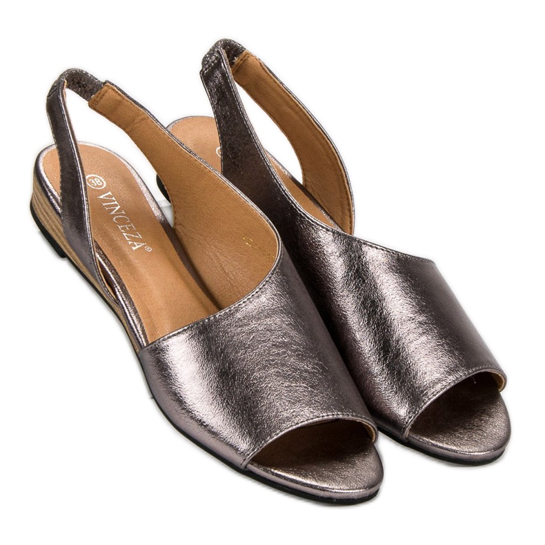 Sandale VINCEZA Slip On gri 1