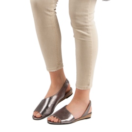 Sandale VINCEZA Slip On gri 2