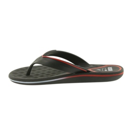Flip-flops bărbați Rider 11315 pentru bărbați negru roșu 2