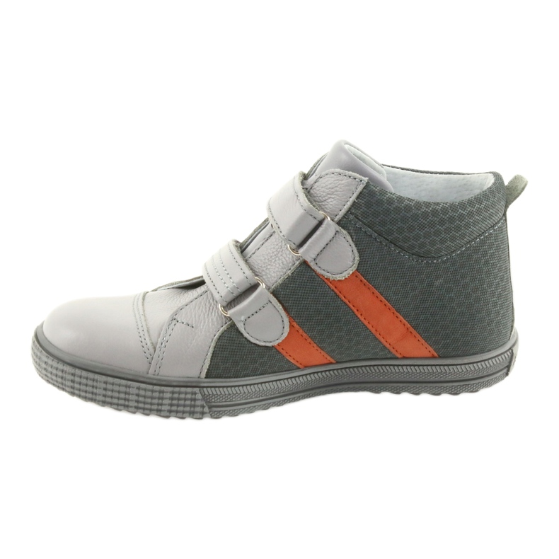 Ren But Rhine Shoes Boys cu Velcro 4275 Popiel/Orange gri 2 Ren But Rhine Shoes Boys cu Velcro 4275 Popiel/Orange gri 2