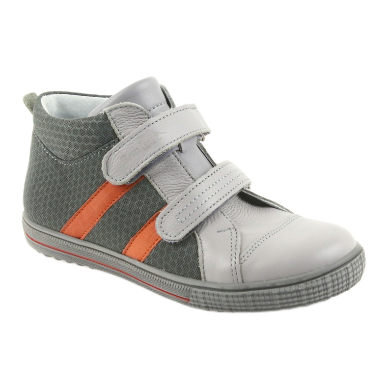 Ren But Rhine Shoes Boys cu Velcro 4275 Popiel/Orange gri 1 Ren But Rhine Shoes Boys cu Velcro 4275 Popiel/Orange gri 1