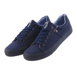 Adidași pentru bărbați Big Star, legați bleumarin 174094 albastru marin 4