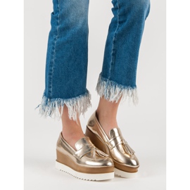 Corina Mocasini cu toc auriu de aur 1 Corina Mocasini cu toc auriu de aur 1