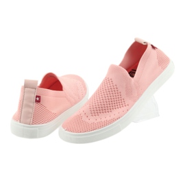 Adidași Big Star Openwork 274786 Somon roz 5