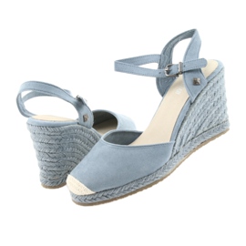 Sandale Big Star espadrile 274A170 albastre maro albastru 4