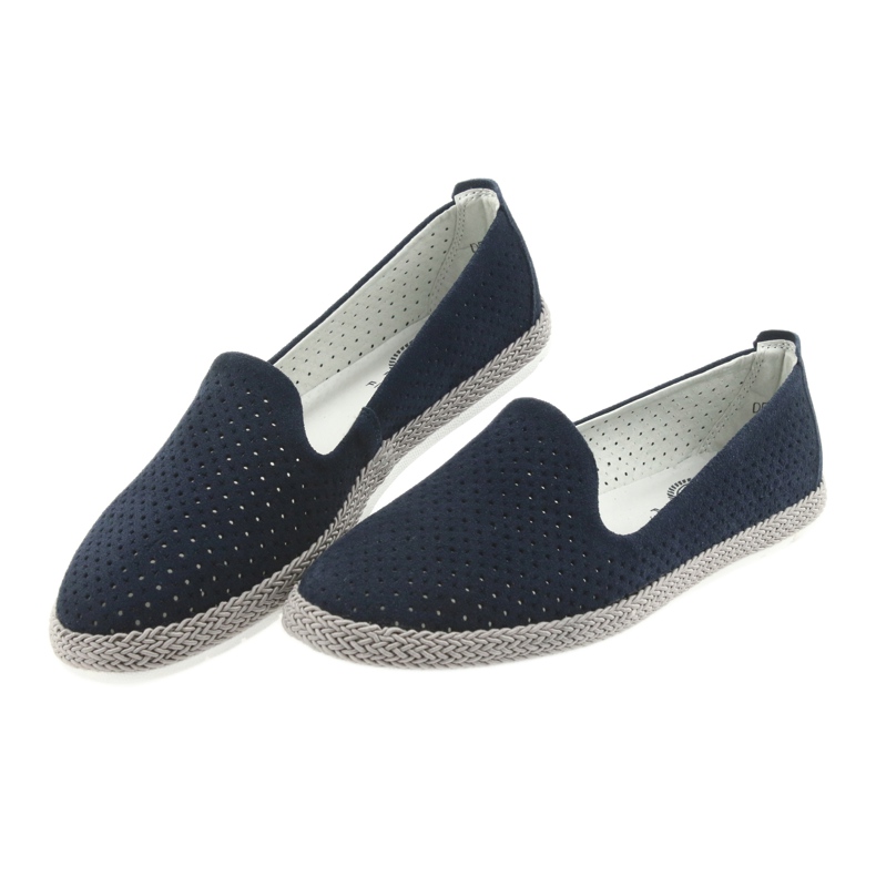 Filippo Espadrile balerini de damă Lordsy F 081 albastru marin 3