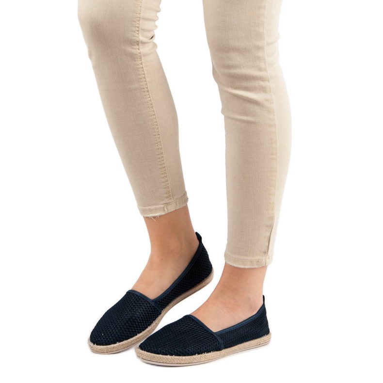 Sweet Shoes Espadrile de lumină bleumarin albastru albastru marin 1