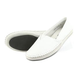 Mocasini de damă Filippo 031 alb gri 5