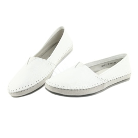 Mocasini de damă Filippo 031 alb gri 3