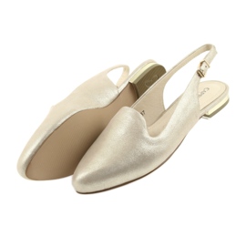 Încălțăminte de dama Caprice lordsy de aur 29400 4