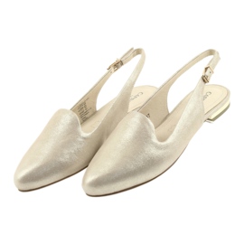 Încălțăminte de dama Caprice lordsy de aur 29400 3