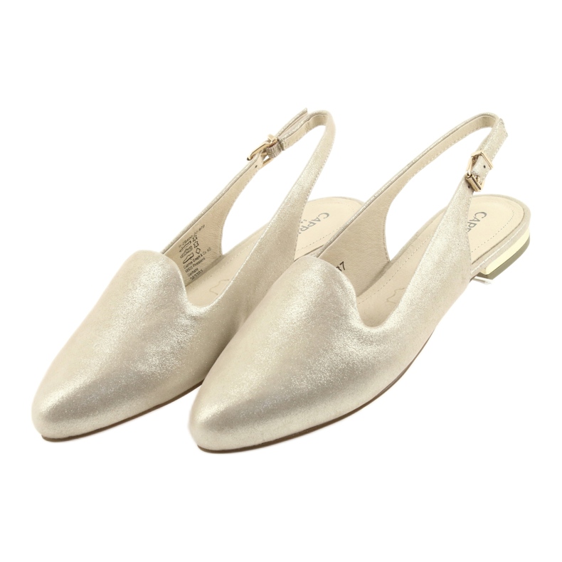 Încălțăminte de dama Caprice lordsy de aur 29400 3