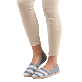 Sweet Shoes Sliponi cu dungi gri multicolor 1