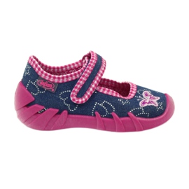 Pantofi copii Befado 109P164 albastru roz 1