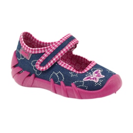 Pantofi copii Befado 109P164 albastru roz 2