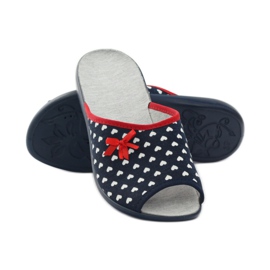 Pantofi dama Befado pu 254D063 alb albastru marin 3