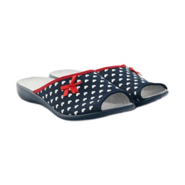 Pantofi dama Befado pu 254D063 alb albastru marin 4