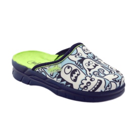 Model de colorat pantofi copii Befado 708X004 albastru 2