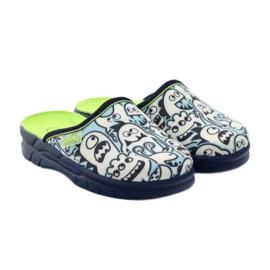 Model de colorat pantofi copii Befado 708X004 albastru 5
