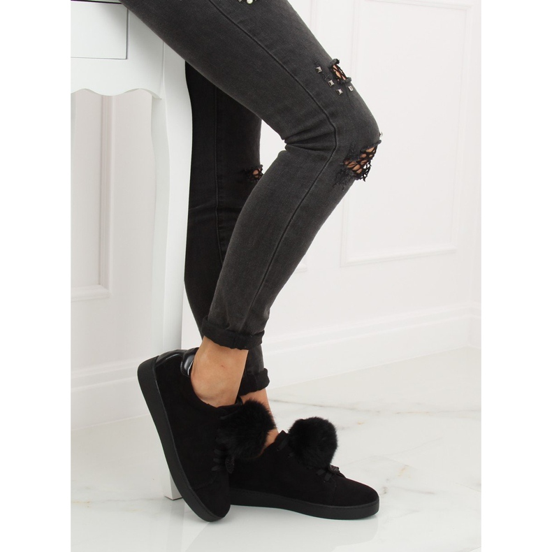 Adidași negri pentru femei 68-95 Negri negru 2