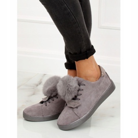 Adidași gri pentru femei 68-95 Gri 1