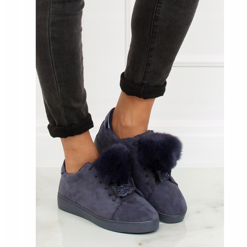 Adidași pentru femei albastru-maro 68-95 Albastru albastru marin 1