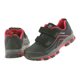 Pantofi sport copii pentru copii ADI American Club WT09 / 19 negru roșu 4 Pantofi sport copii pentru copii ADI American Club WT09 / 19 negru roșu 4